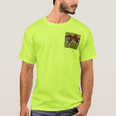 Elegant Gold Cheetah Print T-shirt (Voorkant)