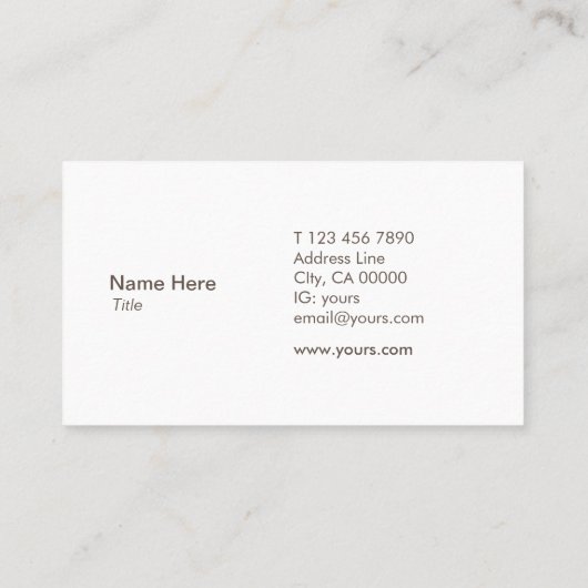 Elegant Gold Circle Glitter Visitekaartje (Achterkant)