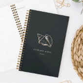 Elegant Gold Conch Shell op maat Planner