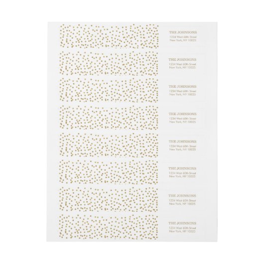 Elegant Gold Confetti (Vel)