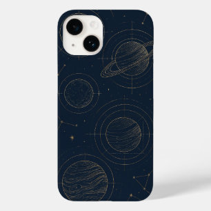 Elegant Gold Constellations - Levendige iPhone hoe Case-Mate iPhone 14 Hoesje