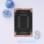 Elegant Gold Copper, beide zijden brochure (Enkel)