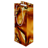 Elegant Gold Copper kerstster Chic Cadeautas (Achterkant Gekanteld)