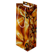 Elegant Gold Copper kerstster Chic Cadeautas (Voorkant Gekanteld)