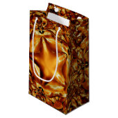 Elegant Gold Copper kerstster Chic Cadeautas (Voorkant Gekanteld)