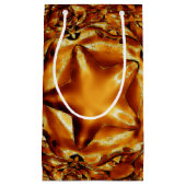 Elegant Gold Copper kerstster Chic Cadeautas (Voorkant)