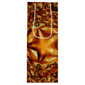 Elegant Gold Copper kerstster Chic Cadeautas (Voorkant)