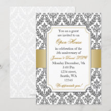 Elegant Gold Corporate Party - Uitnodiging