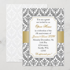 Elegant Gold Corporate Party - Uitnodiging