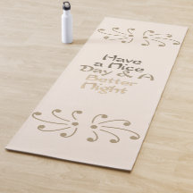 Elegant Gold & Cream "A Better Night" Meditation M