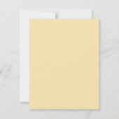 elegant gold cream roses kaart (Achterkant)