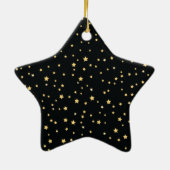 Elegant Gold Cross Baptism Christening Commune Keramisch Ornament (Achterkant)