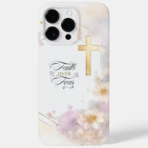 Elegant Gold Cross iPhone 14 Pro Max Hoesje