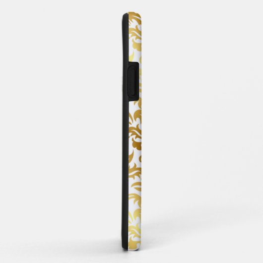 Elegant Gold Damask iPhone Case (Achterkant/rechts)