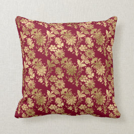 Elegant Gold Damask op Sierkussen van Bourgogne