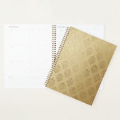 Elegant Gold Damask Planner (Display)
