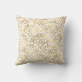 Elegant Gold Damask Sierkussen (Achterkant)