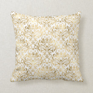 Elegant Gold Damask Sierkussen
