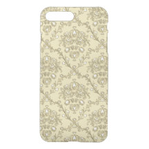 Elegant Gold Damask Uncommon iPhone7 Plus Hoesje