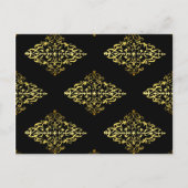 Elegant Gold Decoration Briefkaart (Voorkant)