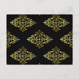 Elegant Gold Decoration Briefkaart