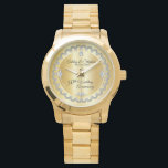Elegant Gold Diamonds 50th Wedding Jubileum Horloge<br><div class="desc">Opulente elegantie lijsten dit trouwverjaardagsontwerp in een uniek gescalloped diamantontwerp met midden-traardrudiamant met faux toegevoegde sparkles op een gouden toongradiënt. Let erop dat alle opschriften gedrukt zijn en alleen gemaakt zijn om zo echt mogelijk te lijken in een vlak, gedrukt ontwerp. Hieronder vallen ook metalen kijkgradiënten en/of edelstenen. Origineel ontwerp...</div>