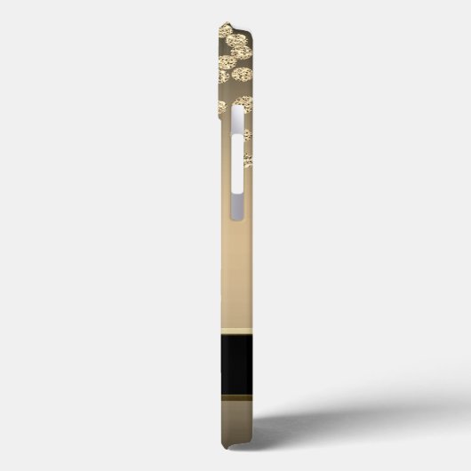 Elegant Gold Diamonds - Glittery Lips Case-Mate iPhone Case (Achterkant / Links)