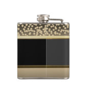 Elegant Gold Diamonds, high Heels - op maat gemaak Heupfles (Achterkant)