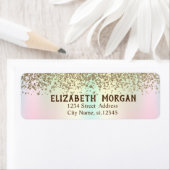 Elegant Gold Diamonds Holographic Etiket (Insitu)