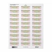 Elegant Gold Diamonds Holographic Etiket (Full Sheet)