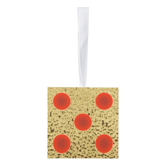 Elegant Gold Dice KerstBunco Decoratie (Rechts)