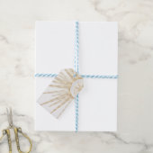 Elegant Gold Doodles Sun Moon Mandala Design Cadeaulabel (Met Touw)