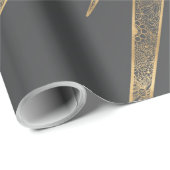 Elegant Gold Doodles Sun Moon Mandala Design Cadeaupapier (Rol Hoek)