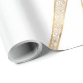 Elegant Gold Doodles Sun Moon Mandala Design Cadeaupapier (Rol Hoek)