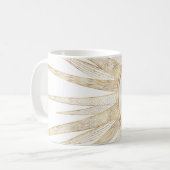 Elegant Gold Doodles Sun Moon Mandala Design Koffiemok (Voorkant links)