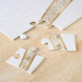 Elegant Gold Doodles Sun Moon Mandala Design Legpuzzel (Zijkant)