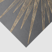 Elegant Gold Doodles Sun Moon Mandala Design Tissuepapier (Detail)