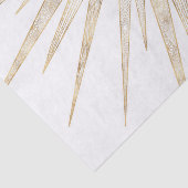 Elegant Gold Doodles Sun Moon Mandala Design Tissuepapier (Detail)