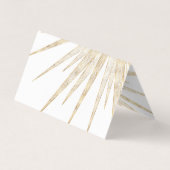 Elegant Gold Doodles Sun Moon Mandala Design Visitekaartje (Achterkant)