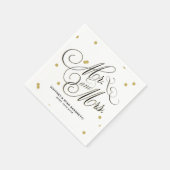 Elegant Gold Dot Napkin Servetten (Hoek)