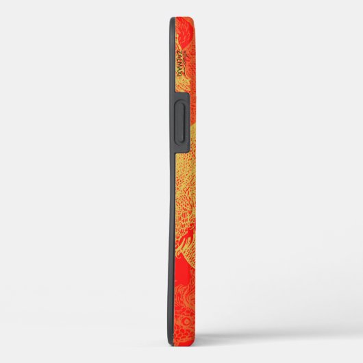 Elegant Gold Dragon Monogram Hoesje-Mate iPhone Ca Case-Mate iPhone Case (Achterkant / Rechts)