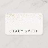 Elegant Gold Dust Visitekaartje (Voorkant)