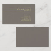 Elegant Gold Effect Charming Luxury Sjabloon Pearl Visitekaartje (Voorkant / Achterkant)