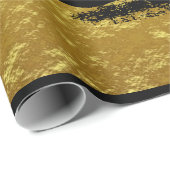 Elegant Gold en Black 50e verjaardag op elke dag Cadeaupapier (Rol Hoek)