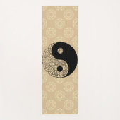 Elegant Gold en Black Yin Yang Yogamat (Voorkant)