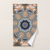 Elegant Gold en Blue Mandala Bad Handdoek (Handdoek)