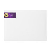 Elegant Gold en marmer Paars design (Voorkant)