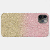 Elegant Gold en Roos Gold Glitter Sparkles Afbeeld Case-Mate iPhone Case (Achterkant (horizontaal))