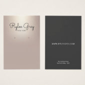 Elegant Gold- en tapebeeldscherm Visitekaartje (Voorkant /achterkant)