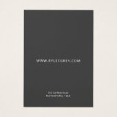 Elegant Gold- en tapebeeldscherm Visitekaartje (Achterkant)